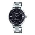 thumbnail image 1 of Casio Standard Analog Stainless Steel Black Dial Quartz LTP-VT03D-1B Women's Watch, 1 of 3