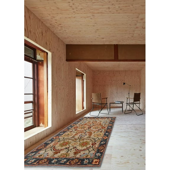 Premium Tufted Rug with Unique Persian Design made with 100% New Zealand Wool Best Suites in your Living Room