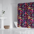 thumbnail image 2 of Pioneer Flower Floral Print Pattern Shower Curtain 72"x84" ,Bathroom Decorative Shower Curtains Set with 12 Hooks,Modern Waterproof Washable Shower Curtain, 2 of 6