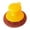 Yellow, variant on Stainless Steel Scrubber with Plastic Handle, Heavy Duty Steel Wool Scrubber for Pots and Pans, Steel Wool Scouring Pad for Stove, Oven, Grill, Kitchen, Sink Cleaning, 1 Pcs, 3.14x2.75"