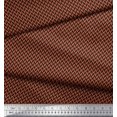 thumbnail image 2 of Soimoi Rayon Crepe Fabric Herringbone Small Fabric Prints by Yard 46 Inch Wide, 2 of 3
