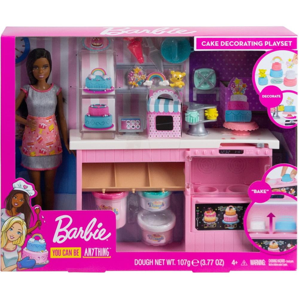 barbie cake decorating playset