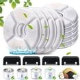 thumbnail image 1 of HAHDAXIA Cat Fountain Replacement Filter, 8-Pack Cat Water Fountain Filter & 4-Pack Pre-Filter Sponges for 81oz/2.4L Pet Fountain, Triple Filtration System Activated Carbon Filter for Cat Dog, 1 of 7