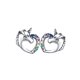 thumbnail image 2 of Unicorn Shape Earrings For Women Birthday 0.3 X 0.4 X 0.4 In Durable 1 Pair, 2 of 3