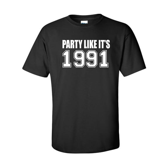 Party Like It's 1991 Adult Short Sleeve T-shirt