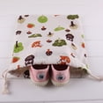 thumbnail image 3 of maskred 3 Pcs Sac de Courses Respirant en Coton et Lin Sac Cadeau à Cordon Résistant à l'Usure, 3 of 6