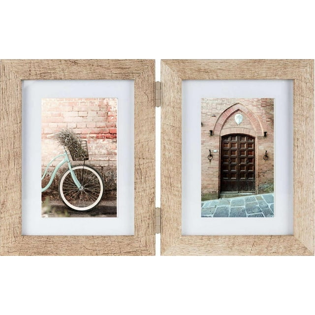 Hometrends Oldal Hinged Double Frame (2) 5x7in openings