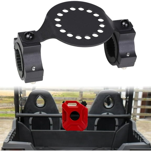 MFC Gas Tank Water Can Mount,Oil Mounting Holder Gasoline Pack Fuel Container Mount Compatible with for UTV Polaris RZR Pioneer Can Am Maverick X3 with 1''-2'' Roll Bar