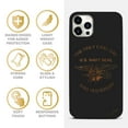 thumbnail image 4 of Case Yard Wooden Case for iPhone-11-Pro-Max Soft TPU Silicone cover Slim Fit Shockproof Wood Protective Phone Cover for Girls Boys Men and Women Supports Wireless Charging Navy 1 Design, 4 of 7