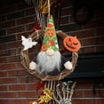 thumbnail image 1 of Guirnaldas de Halloween, decoraciones de Halloween, adornos de Halloween, regalos de Halloween, nuevo festival de fantasmas de Halloween, corona de muñeca sin rostro, colgante de puerta de pared, sumi, 1 of 3