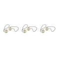 thumbnail image 1 of stanreset 1/2/3/5 2 Pieces Metal Curtain Tieback Replacement Simple Style Solid Color Household Sunshade Fastener Buckle Accessories Beige 3PCS, 1 of 6