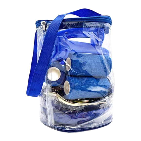 Kit de ecuestre con suministros para montar , bolsa de transporte y equipo para transporte, práctica y pista de carreras. Azul