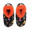 thumbnail image 1 of Zapatillas Lazy One Fuzzy Feet para mujer Sugar Skulls S/M, 1 of 3