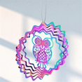 thumbnail image 5 of Fairy Kinetic Gradient Color Wind Spinner Sculpture 3D Wind Chimes Sun Catcher Gazing Ball Spiral Tail Stabilizer, 5 of 5