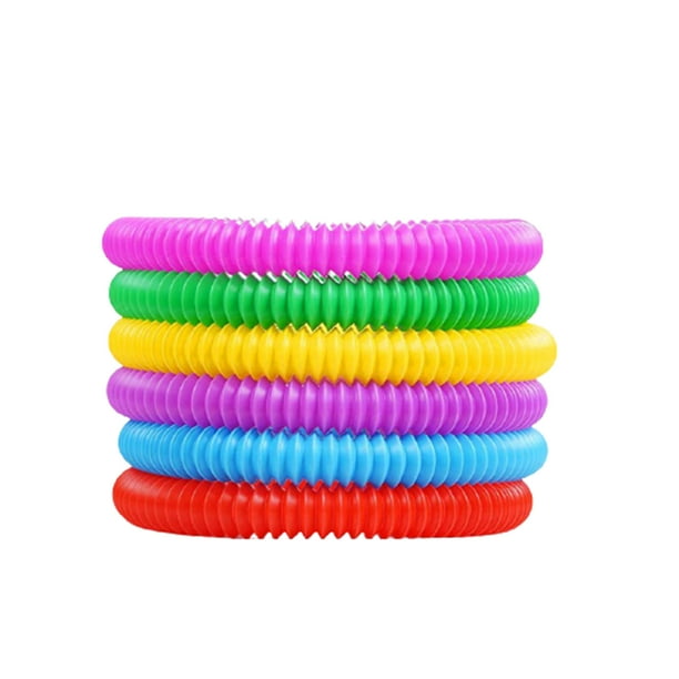 6pcs Pops Tubes Sensory Toys for Autistic Children and Fidgets for Kids