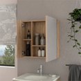 thumbnail image 2 of FM FURNITURE Kenya Medicine Cabinet  Pine (beige) Engineered Wood, 2 of 7