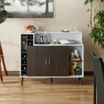 thumbnail image 2 of Furniture of America Reid Modern Wood Multi-Storage Buffet in White, 2 of 5