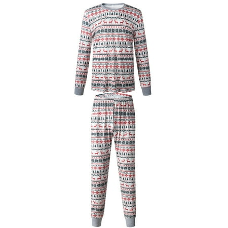 

Gupgi Family Christmas Pajamas Casual Nightwear Family Set Sleepwear