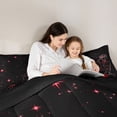 thumbnail image 2 of jejeloiu Hockey Sport Twin Comforter Sets,Kids Gamer Bedding Set,Red Black 03 For Men Women Reversible 2-Piece, 2 of 8