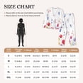 thumbnail image 4 of Haiem Meadow flowers with butterfly Pattern Women’s Long-sleeve Sleepwear,Sleepwear Set,2-piece Loungewear Set,Soft PJs Comfy Nightwear with Pockets-X-Large, 4 of 7