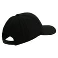 thumbnail image 4 of US Marine Corps Seal Embroidered 6 Panel Structured Cotton Twill Cap Made in USA - Black OSFM, 4 of 5