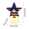 thumbnail image 3 of Oioii Guirlande Lumineuse pour Bougie de Jour de l'Indépendance avec Étoiles, Chapeaux et Formes d'Avion, Veilleuses Décoratives Rouges Blanches Bleues pour Fête à Thème et Ambiance de Vacances, 3 of 6