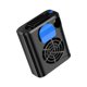thumbnail image 3 of Ventilador de cintura personal, portátil, ligero, de escritorio, con 3 velocidades, para colgar, para correr, acampar, hacer senderismo, en interiores Azul, 3 of 8