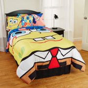 Nickelodeon SpongeBob and Patrick Dark Blue Twin/Full Comforter