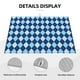 thumbnail image 3 of Fotbe Blue Squares Alfombrilla de Secado para Cocina con Estampado, 18x24 Pulgadas, 3 of 7