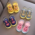 thumbnail image 3 of Baby Girls Boys Sandals Premium Soft Soled Beach Slippers Open Toe Comfort Toddler Summer Casual Hook and Loop Shoes, 3 of 3