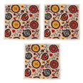 thumbnail image 1 of 3X Vintage Square Cotton Linen Lace Sun Flower Tablecloth, Washable Tablecloth Dinner Picnic Table Cloth, 1 of 5