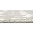 thumbnail image 5 of Unique Loom Outdoor Trellis Collection Area Rug - Cardak (2' x 6' Runner Gray/Ivory), 5 of 7