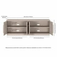 thumbnail image 5 of Evelyn&Zoe Tillman Rectangular TV Stand for TV's up to 75", Alder White, 5 of 7