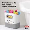thumbnail image 4 of Almacenamiento de juguetes de baño OXO Tot Stand Up, gris, 7,1 L, plástico, apto para lavavajillas, 4 of 9
