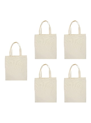 YACEYACE Canvas Zipper Tote Bag, 3pcs 14x16 White Blank Canvas Bags Plain Canvas Tote Bags Canvas Zipper Tote Plain Canvas Tote Bags Canvas Tote