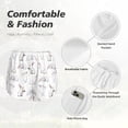 thumbnail image 6 of Lsque Rabbit Eating Printed Women's Running Shorts with Liner Pockets,Elastic Quick Dry Workout Athletic Gym Yoga Shorts,Womens High Waist Shorts-, 6 of 9