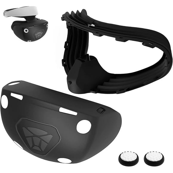 Vr Silicone Face Cover And Vr Shell Protective Cover Compatible With With Playstation Vr2 Headset, Psvr2 Accessories