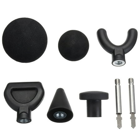 Percussion Kit - Percussion Massage Tips Set with 2pcs Rods for Jigsaw Massager Adapter Attachment Tool Kit
