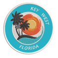 thumbnail image 1 of Key West, Florida Sunset Scene Embroidered Premium Patch DIY Iron-on or Sew-on Decorative Badge Emblem Vacation Souvenir Travel Gear Clothes Appliques, 1 of 4