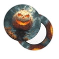 thumbnail image 3 of Round Bar Stool Seat Covers, Halloween Pumpkin Monster Elastic Round Chair Cover Stool Seat Slipcover Bar Stool Cushions Round Pad for 12-14 inch, 3 of 7