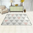 thumbnail image 3 of FREEAM Triangular Geometric Designs Area Rug Rugs Non-Slip Floor Mat Doormats Living Room Bedroom 31 x 20 Inch, 3 of 5
