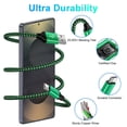 thumbnail image 4 of Charging Block, 3 Pack USB C Charger Block with 6FT Type C Cable, Type C Block USB C Brick Cube Wall Charger Adapter Power Base Fast Charger Station Compatible for iPhone Samsung Android, Green, 4 of 8