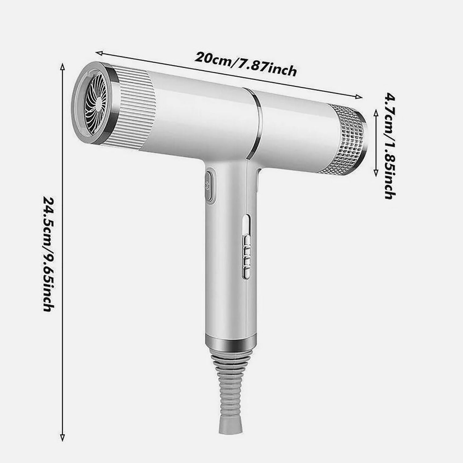 Professional 2500W Ionic Hair Dryer with Diffuser – High-Speed, Lightweight Blow Dryer for Women, Fast Drying, Anti-Frizz & Healthy Hair Care