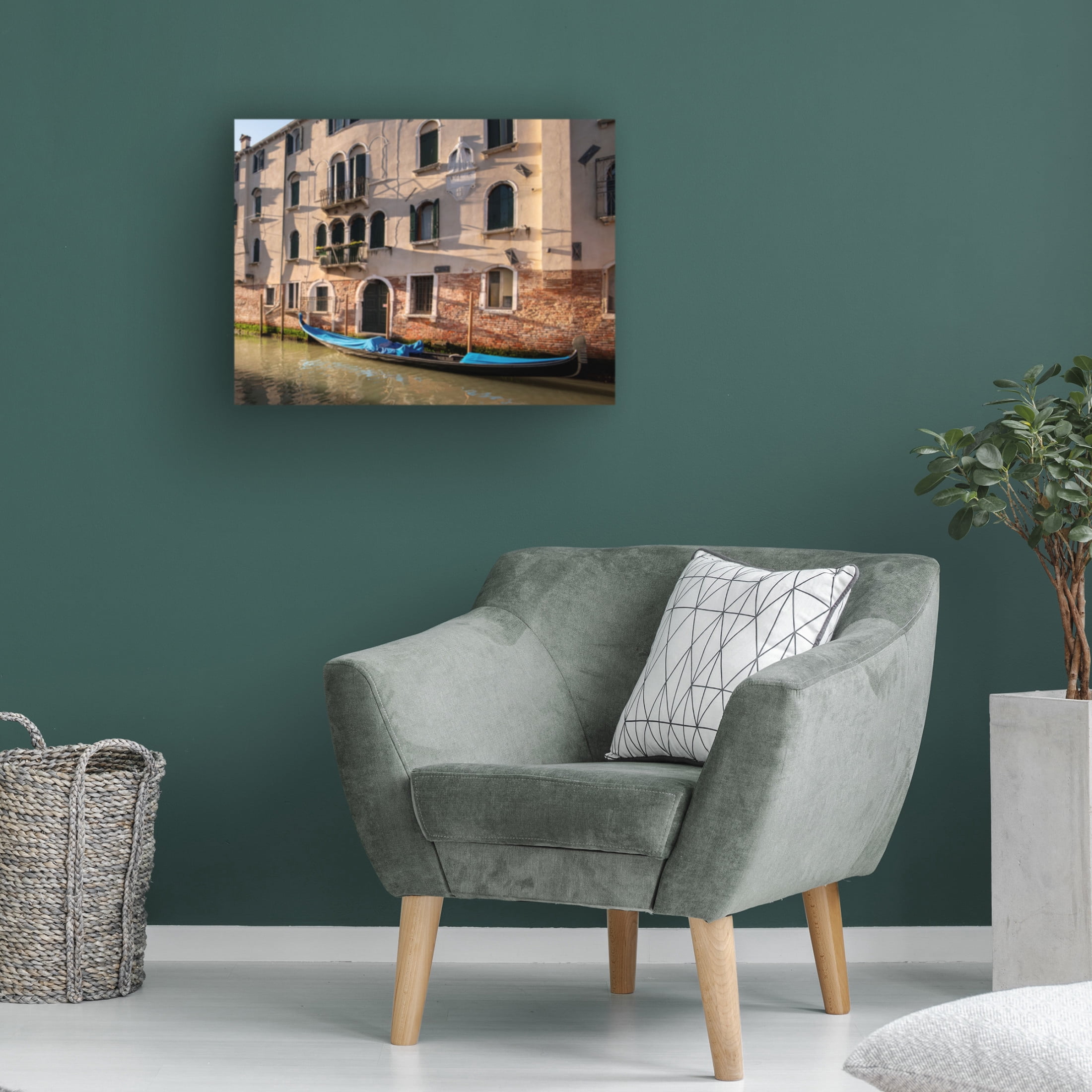 Canvas Wall Art - Danny Head 'Good Morning Venice' Wall Art for Living Room, Bedroom, or Office Décor by Trademark Fine Art - 19 x 14 Inches