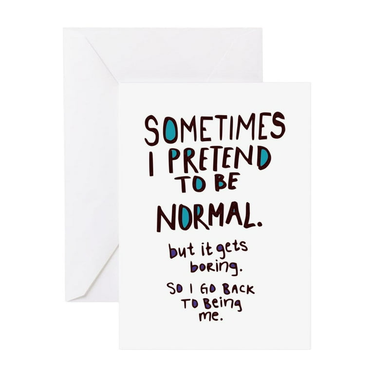 Why Do You Pretend To Be Normal?