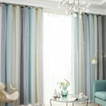 thumbnail image 4 of Nvzi-a Simplicity style Perforated Curtain Treatments，,Shading Curtain Suitable for Bedroom,Living Room,Kitchen（2 Panels ，63" L x 52" W，A77）, 4 of 4