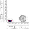 thumbnail image 3 of Gem Stone King 10K White Gold Oval 8X6MM Blue Sapphire 6X4MM Red Ruby and Diamond Accent 3-Stone Engagement Ring | 3.04 Cttw | Three Stone Wedding Anniversary Promise Ring for Women (Size 6), 3 of 4