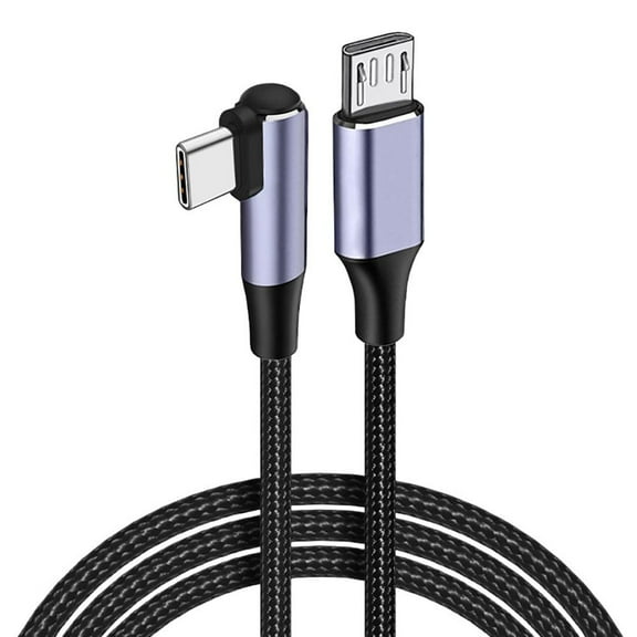 Laptop 90 Degree Fast Charging 100cm USB Type C to Micro USB Data Cable OTG Line Adapter Cord 100CM
