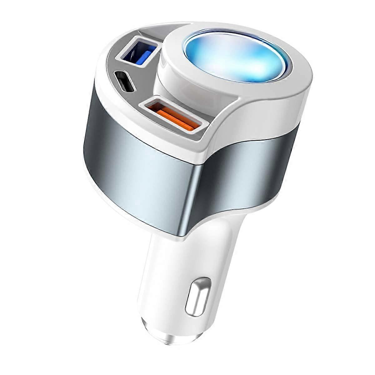 compatible QC3.0+2.4AUSB car charger adapter, cigarette lighter socket car adapter_Perfect Gift