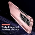 thumbnail image 5 of SaniMore Case for Samsung Galaxy S23 Ultra 6.8" 2023 with Hidden Kickstand & S Pen Slot & Stylus, Anti-scrctch Drop-proof Tough PC Backplane Anti-shock Slim Shell for Galaxy S23 Ultra, Rosegold, 5 of 7